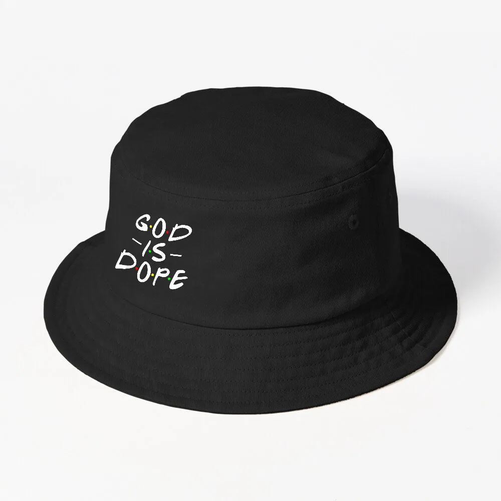 God Is Dope Christian Funny Religious Jesus Faith Men Women Bucket Hat