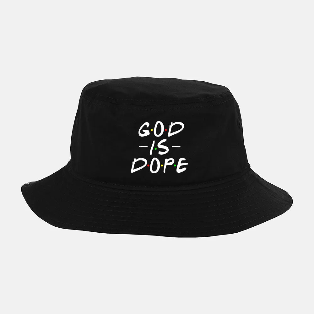 God Is Dope Christian Funny Religious Jesus Faith Men Women Bucket Hat