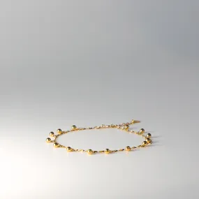 Gold Ball Beads Bracelet Model-AB0042