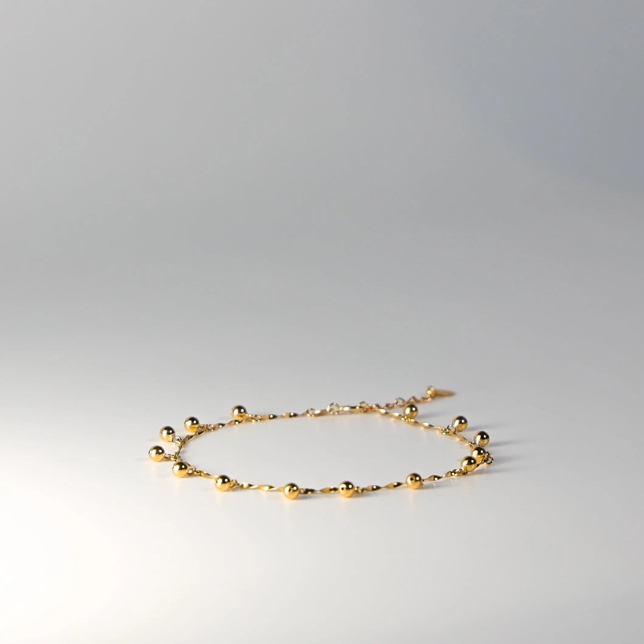 Gold Ball Beads Bracelet Model-AB0042