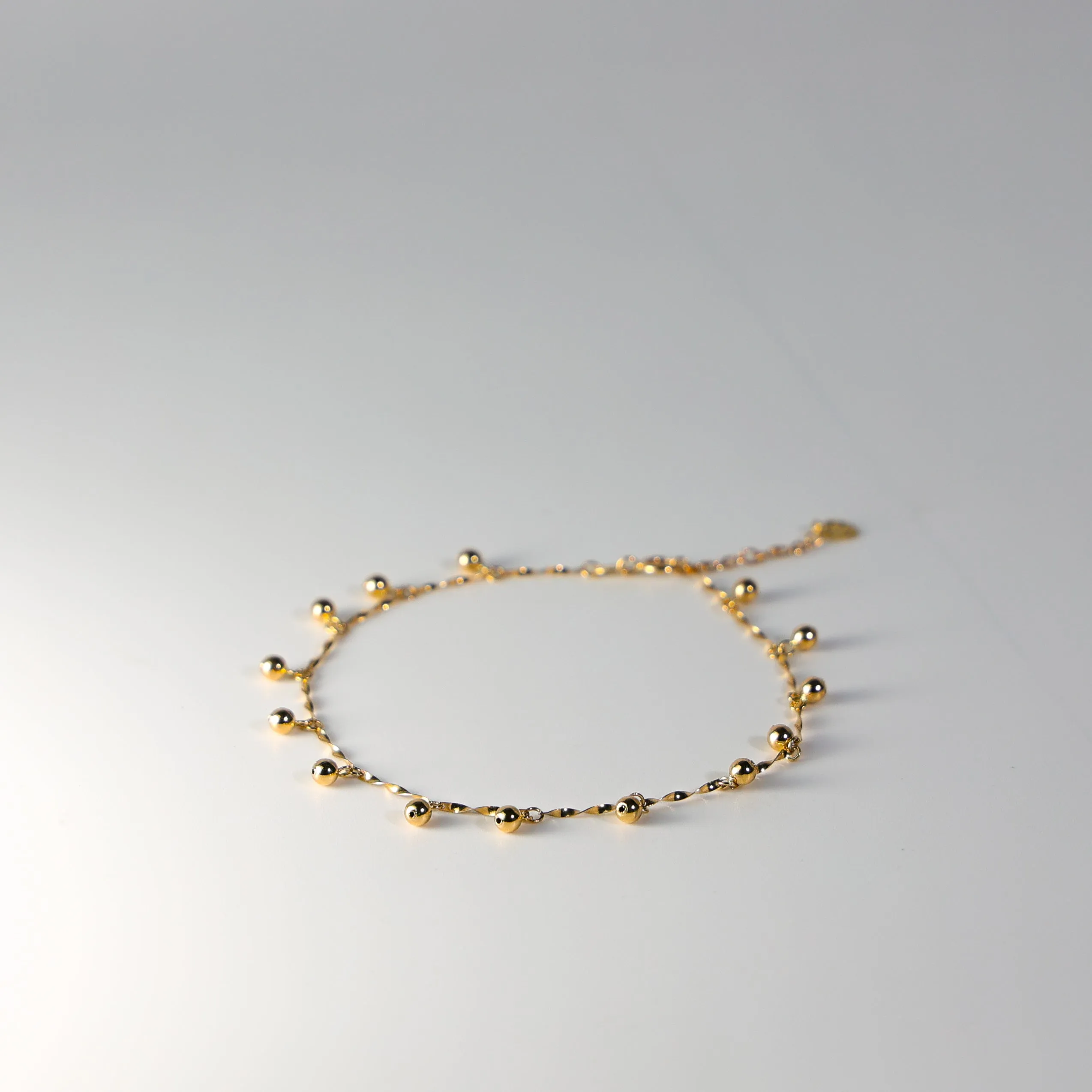 Gold Ball Beads Bracelet Model-AB0042