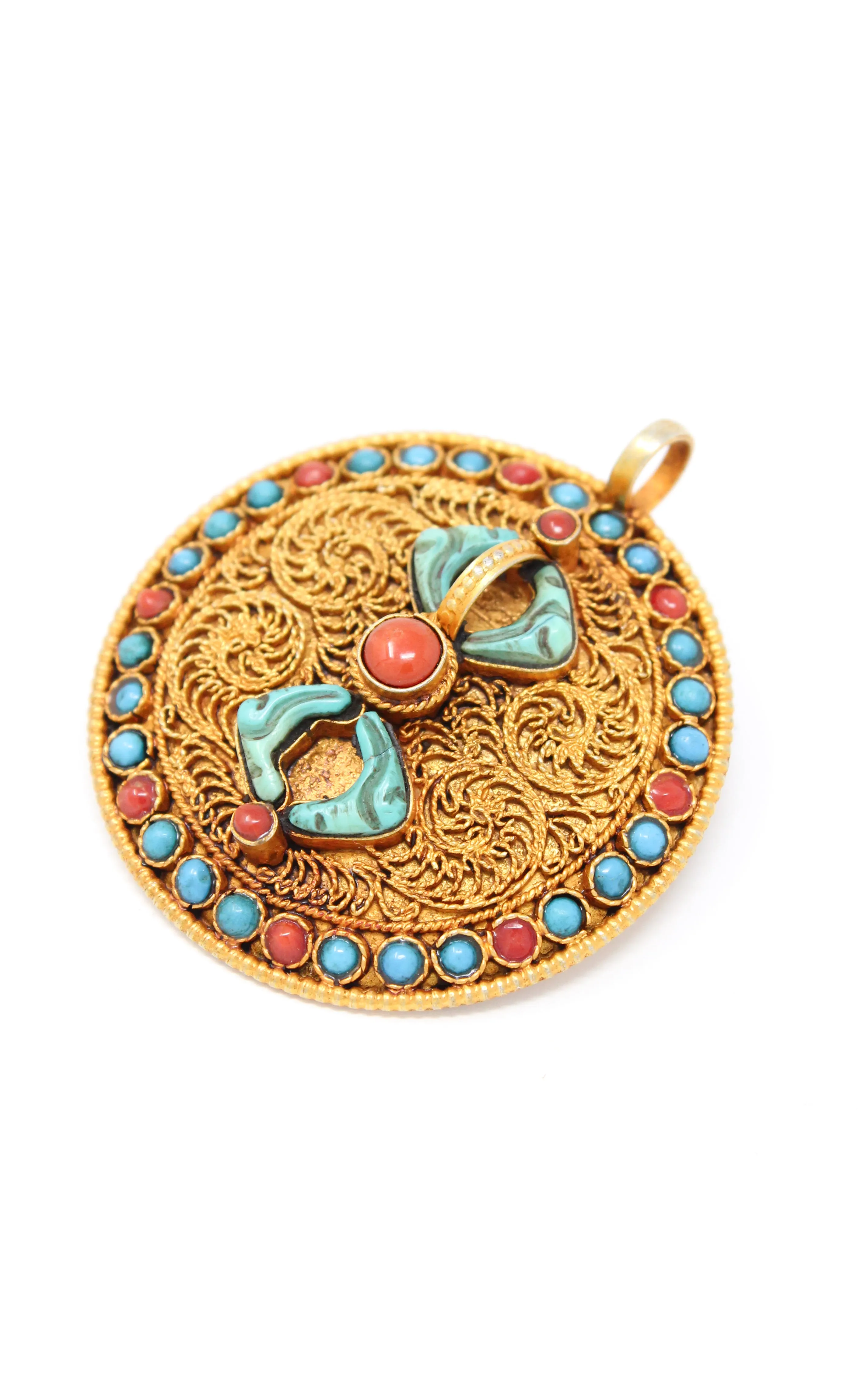 Gold Dorjee Pendant