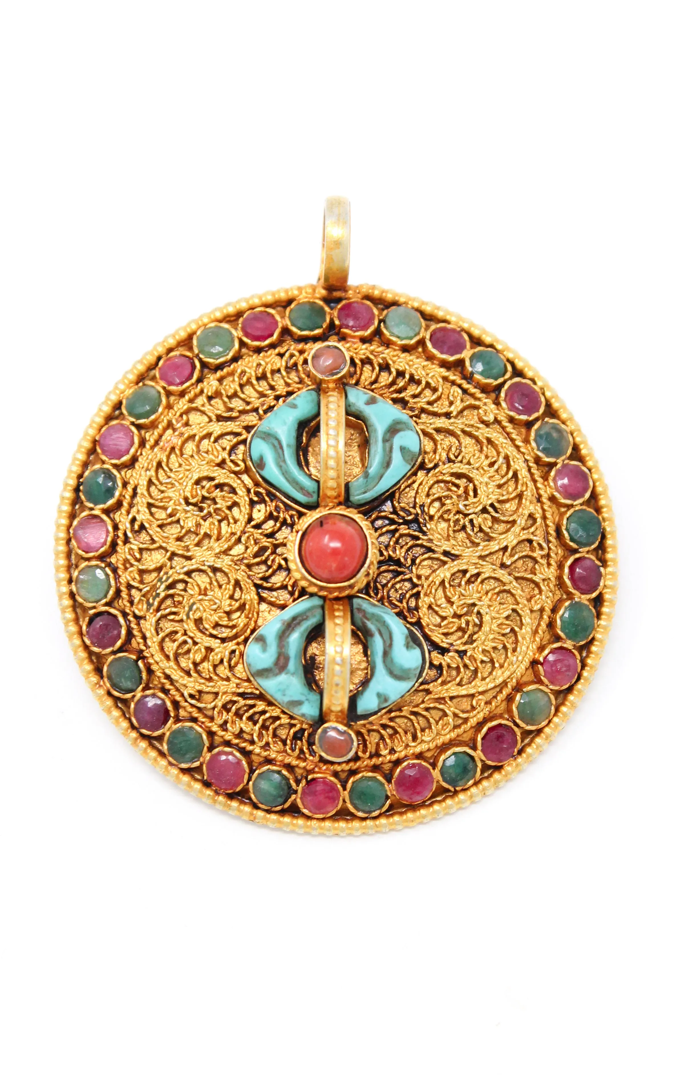 Gold Dorjee Pendant