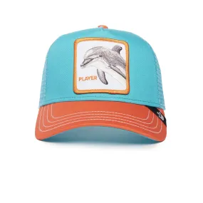 Goorin Bros - Animal Trucker Cap - Dolphin Fan - Player - Turquoise