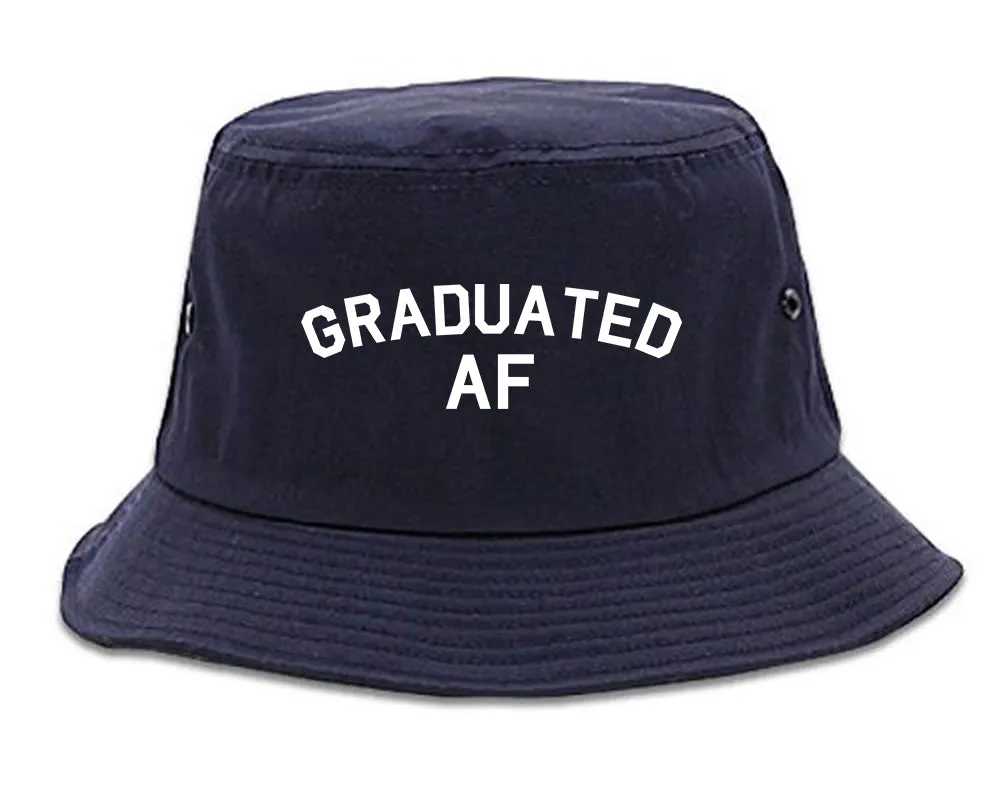 Graduated AF Funny Graduation Mens Bucket Hat