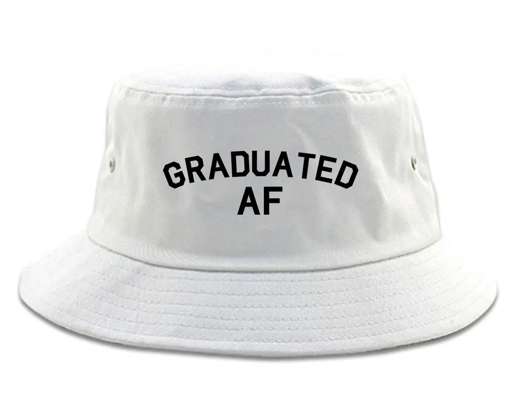 Graduated AF Funny Graduation Mens Bucket Hat