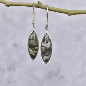 Greenery - Moss Agate Earrings