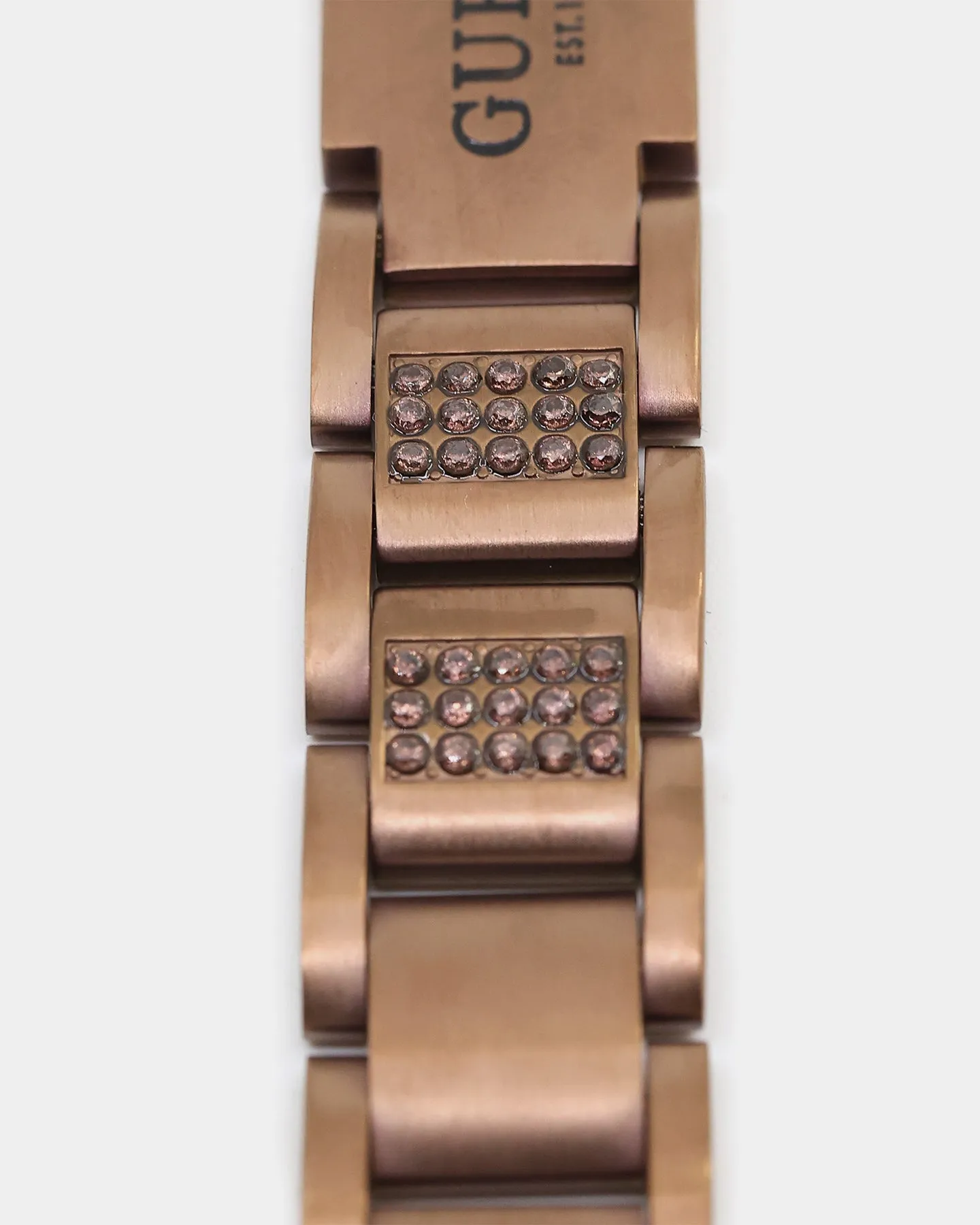 Guess Mainline Frontier 15mm Bracelet Chocolate Brown