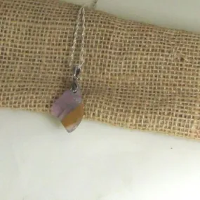 Handcrafted Designer Cut Agate Gemstone  Pendant Necklace Timeless