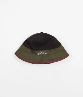 Helas Match Bucket Hat - Black / Green