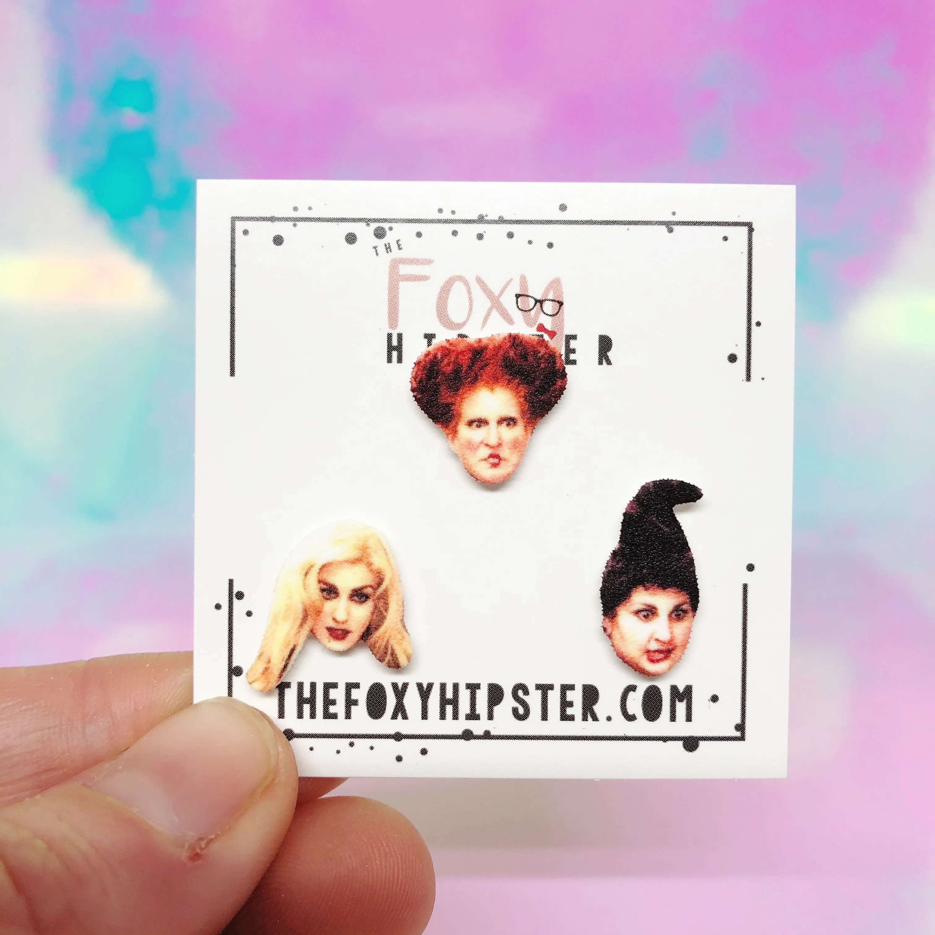 Hocus Pocus Inspired Stud Earrings