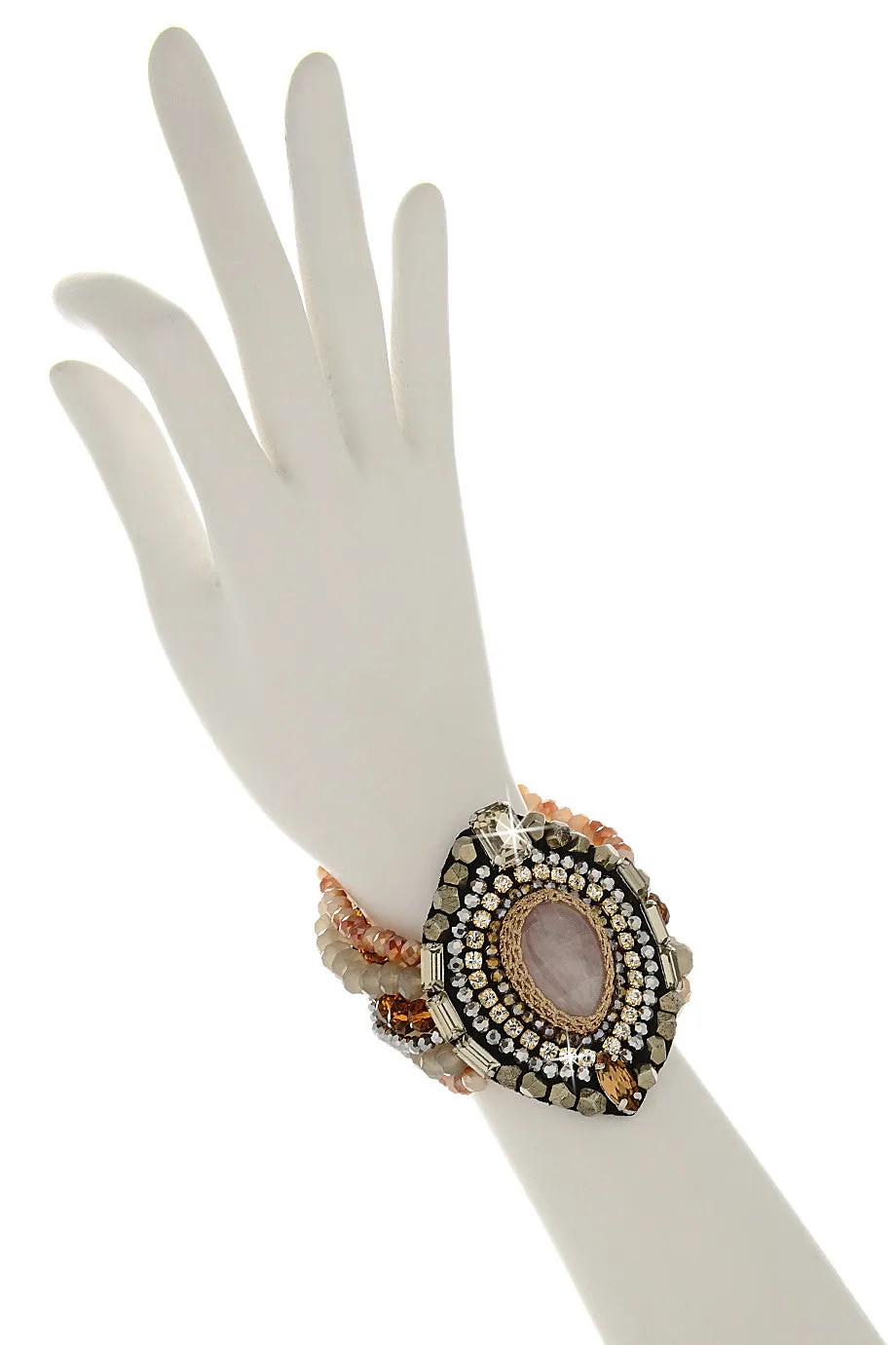 HORTENSE Peach Bracelet