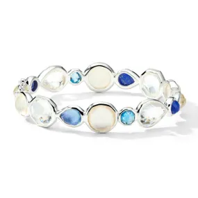 IPPOLITA Rock Candy All-Stone Hinged Bangle in Corsica