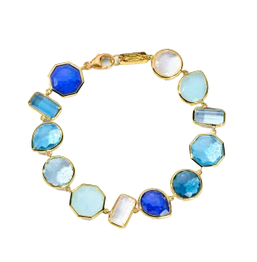 IPPOLITA Rock Candy Large Stone Flexible Bracelet in Mare