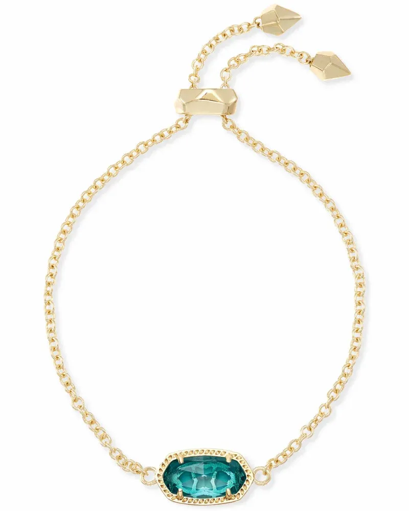 Kendra Scott Elaina Gold Chain Bracelet in London Blue