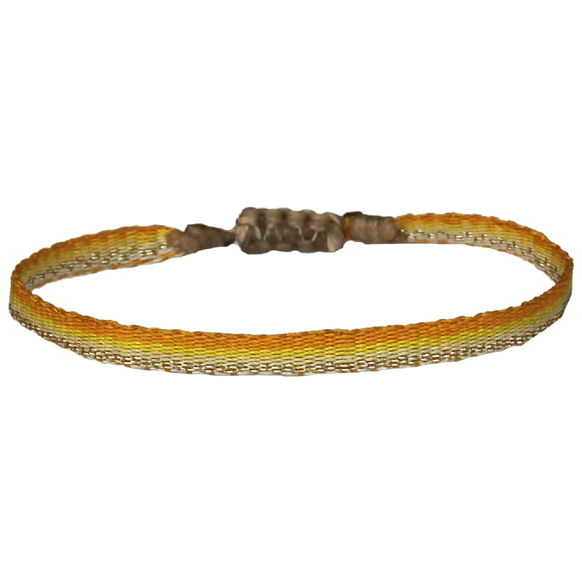 KIDS BRACELET IN BRIGHT YELLOW & GOLD TONES