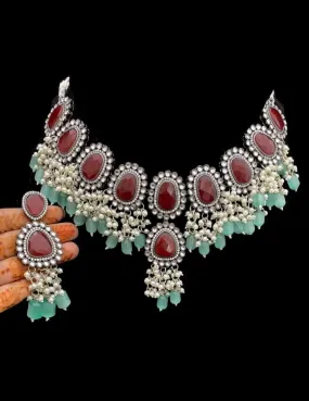 Kundan Studded Pearl Choker Set