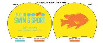 La Jolla Swim and Sport Silicone Logo Cap