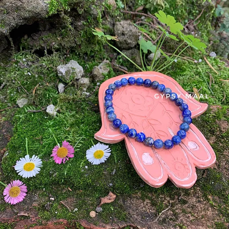 Lapis Lazuli Crystal Beads Bracelet