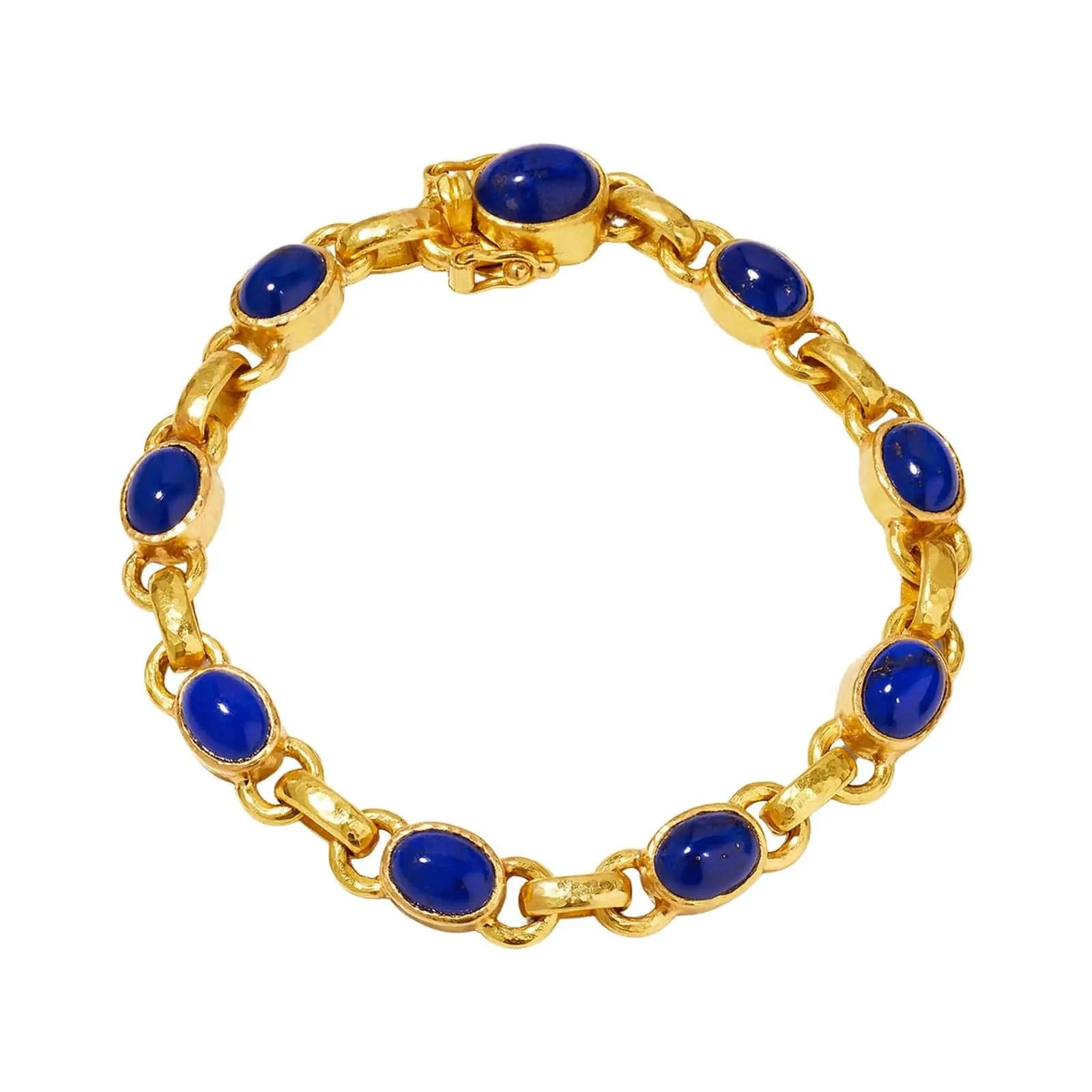 Lapis Link Bracelet