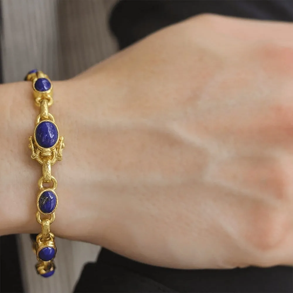 Lapis Link Bracelet