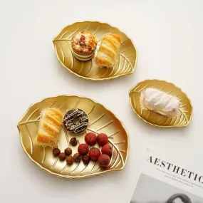 Leaf Serving Dish | Jewellery Tray | Organizer Tray | Décor Tray