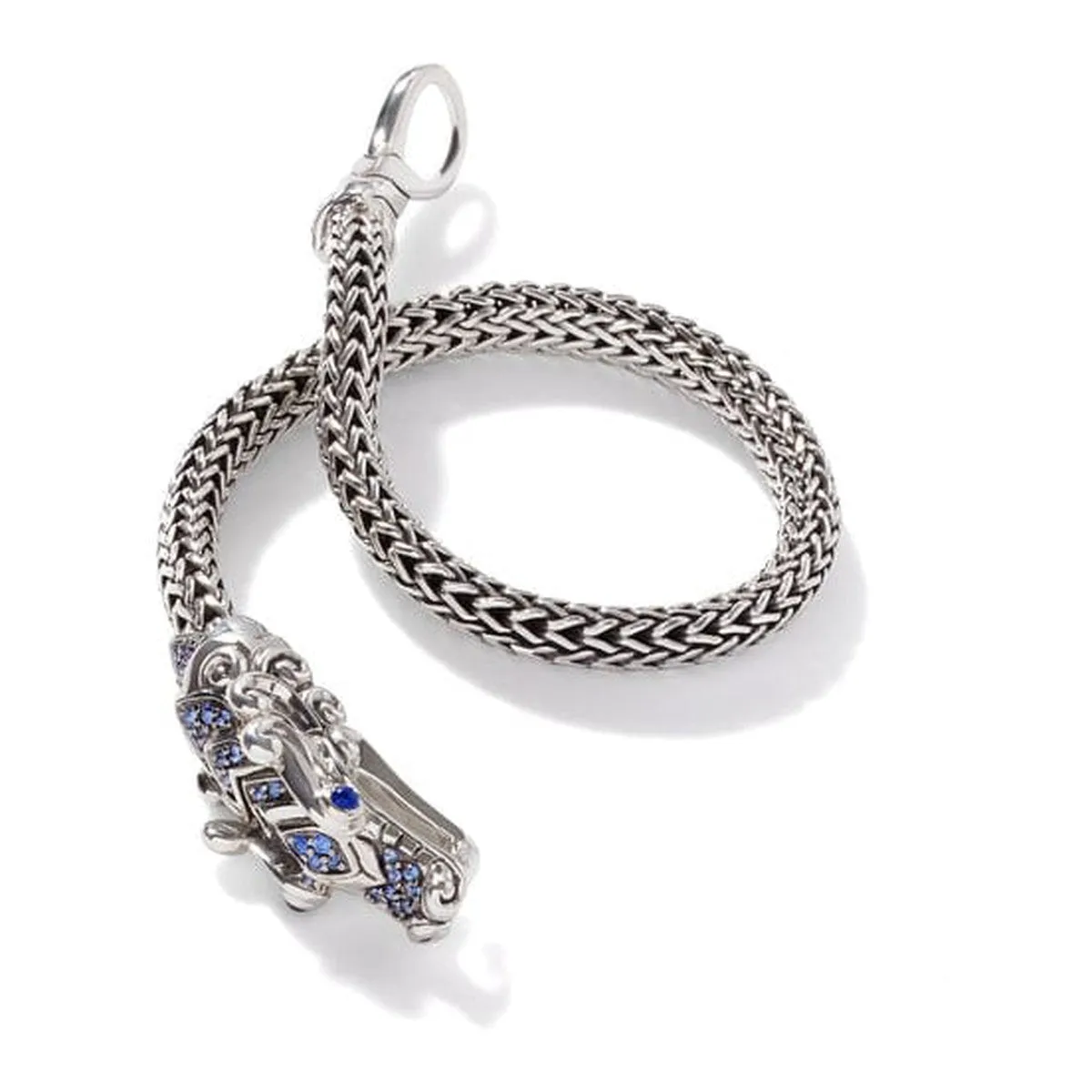 Legends Naga Silver Extra Small Bracelet Blue Sapphire - BBS601334BSPX