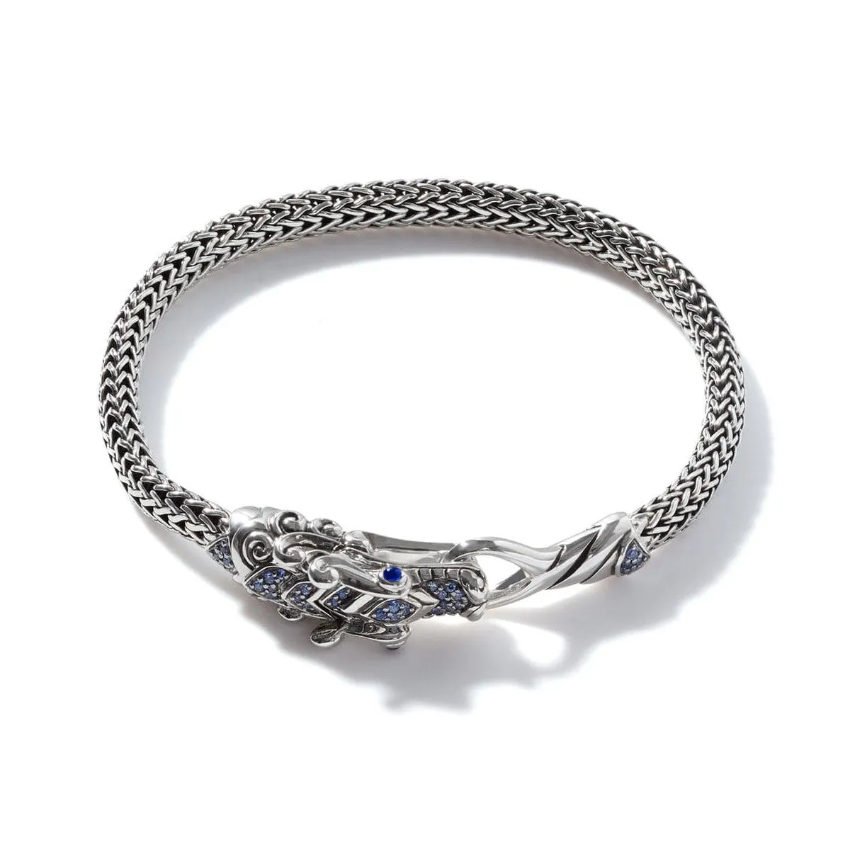 Legends Naga Silver Extra Small Bracelet Blue Sapphire - BBS601334BSPX