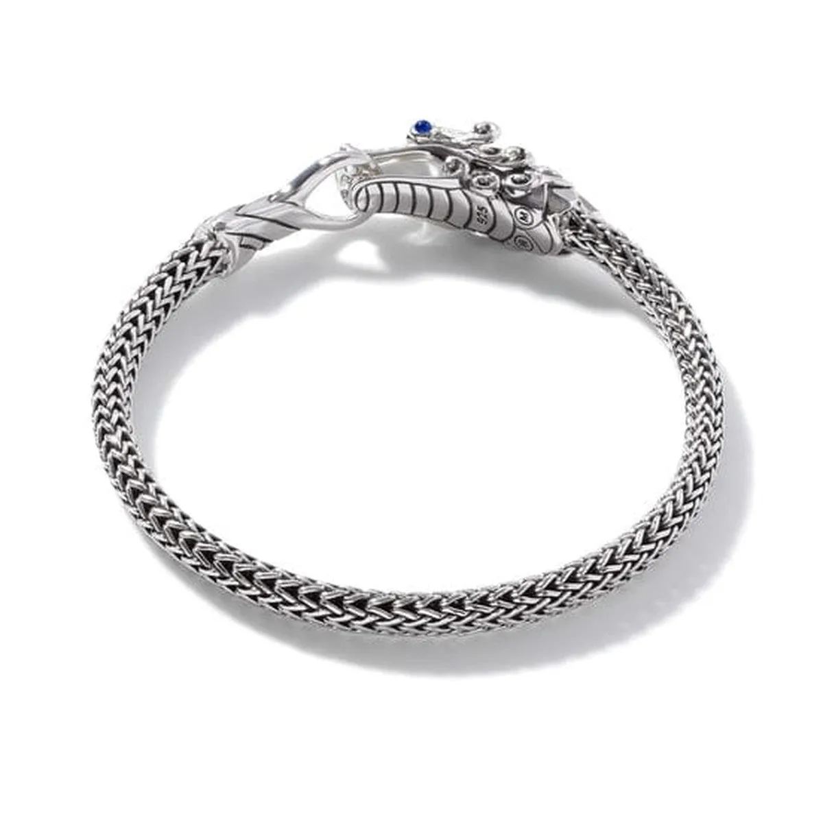 Legends Naga Silver Extra Small Bracelet Blue Sapphire - BBS601334BSPX