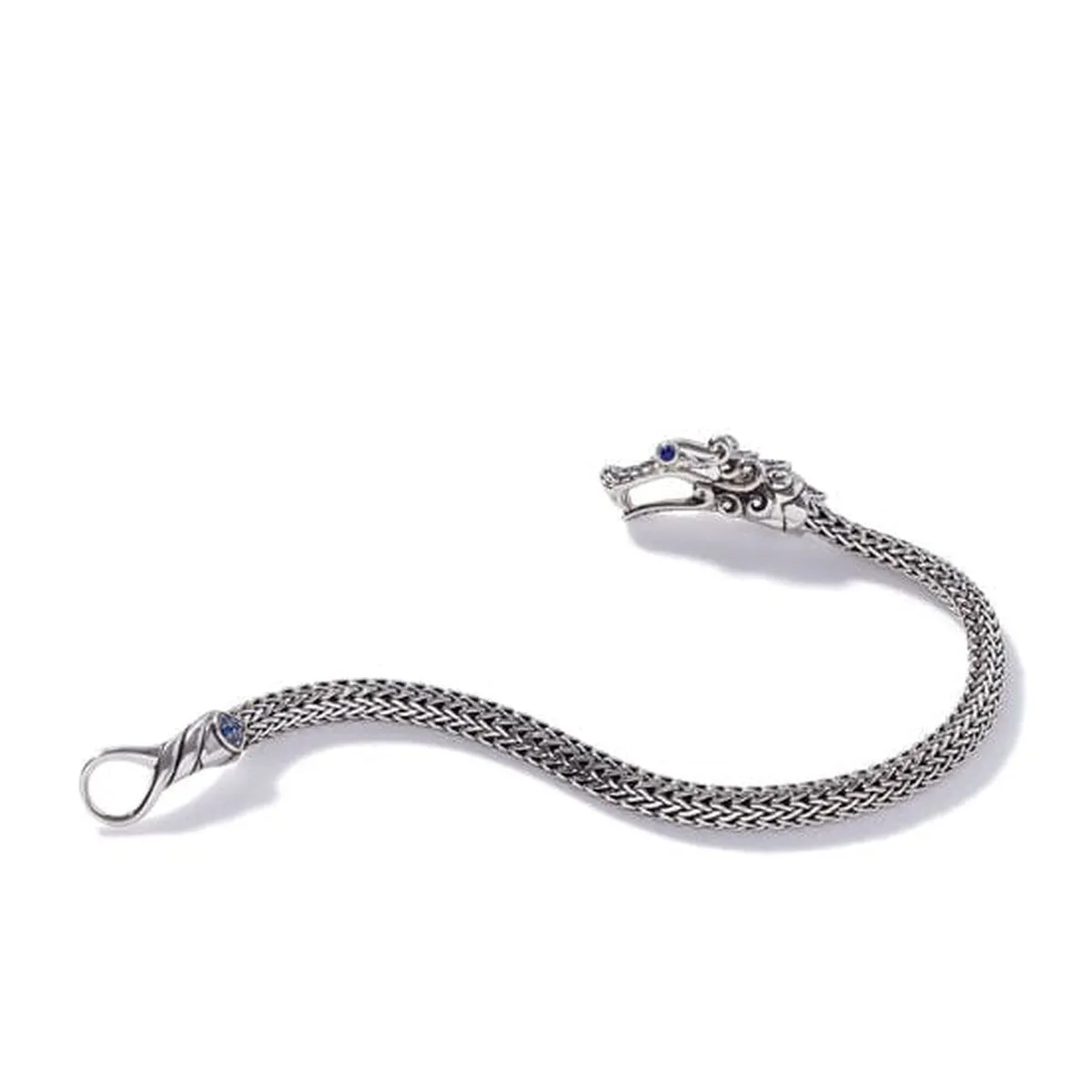 Legends Naga Silver Extra Small Bracelet Blue Sapphire - BBS601334BSPX