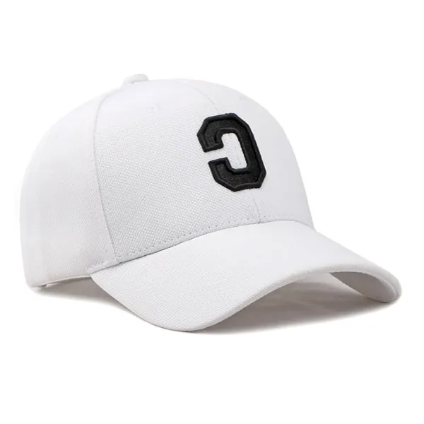 Letter C White Adjustable Baseball Cap C字母白色可調節棒球帽 KCHT2387b