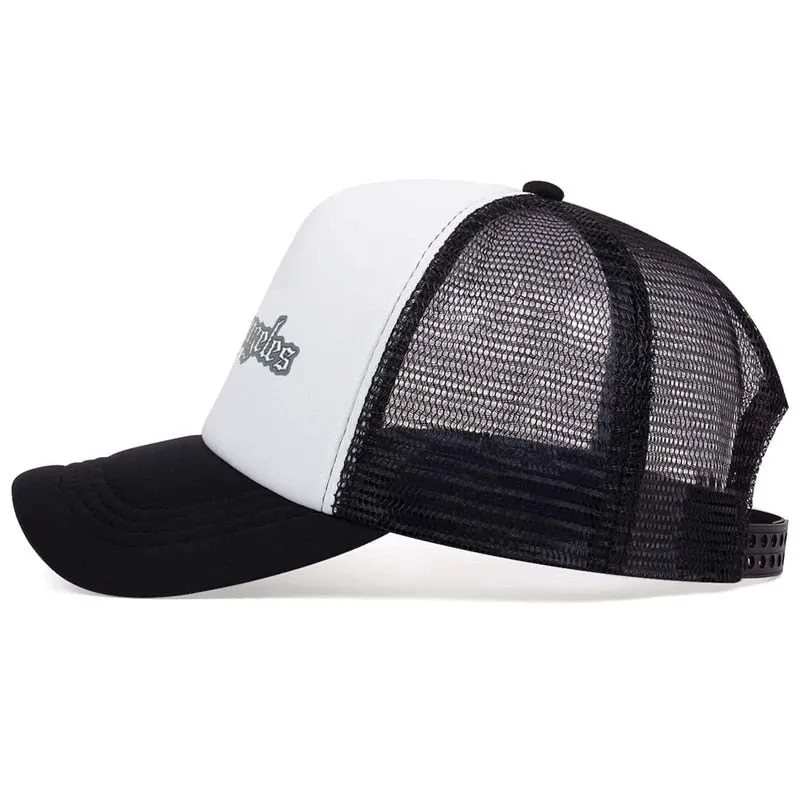 Los Angeles cap basketball truck hat for men women adult outdoor casual adjustable sun baseball cap