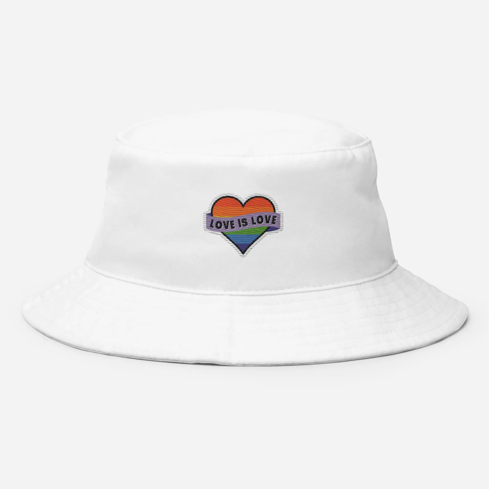 LOVE IS LOVE Premium Embriodered Bucket Hat