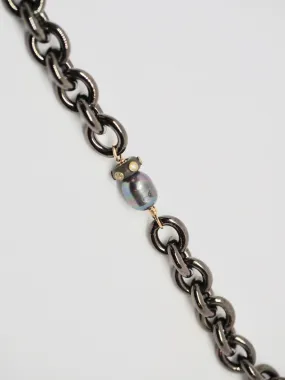 MARLA GUNMETAL CHAIN LINK BRACELET