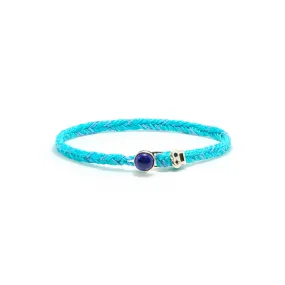 Max Icon Fishtail Button Bracelet in Turquoise Fleck