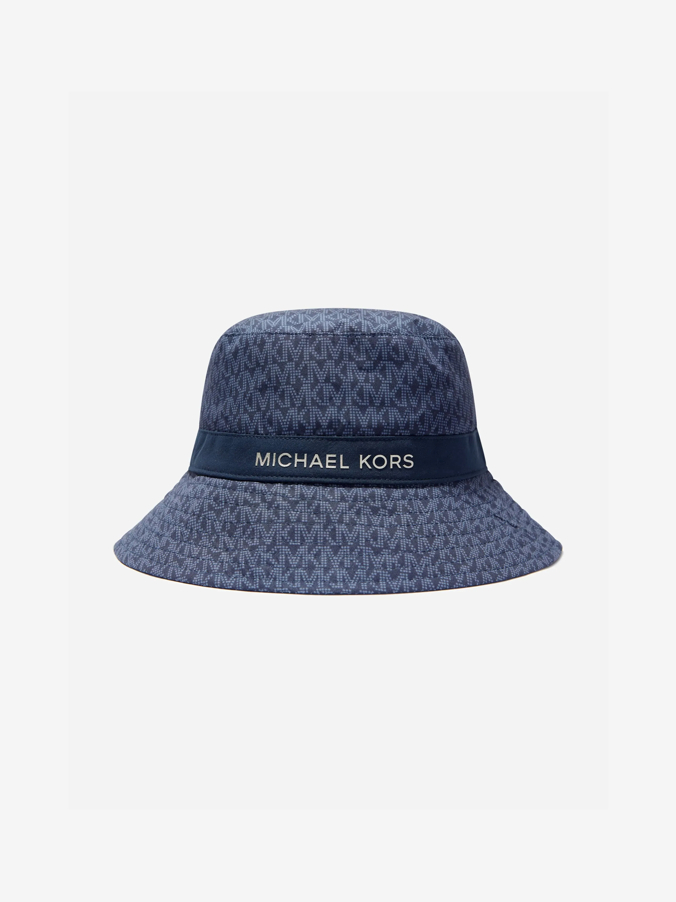 Michael Kors Girls Logo Bucket Hat in Navy