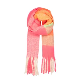 MSH Kaia Heavy Weight Scarf Fuchsia and Orange