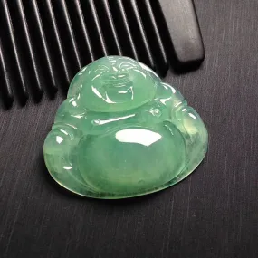 Natural Jade Pendant Jadeite Buddha Pendant PT523