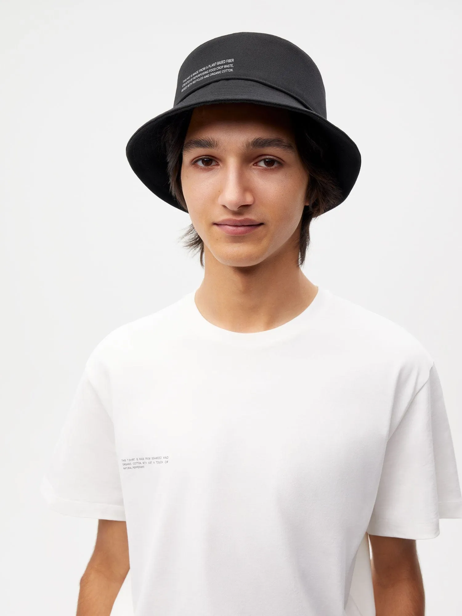 Oilseed Hemp Bucket Hat—black