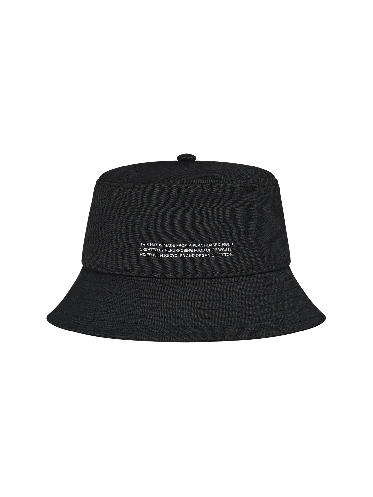 Oilseed Hemp Bucket Hat—black