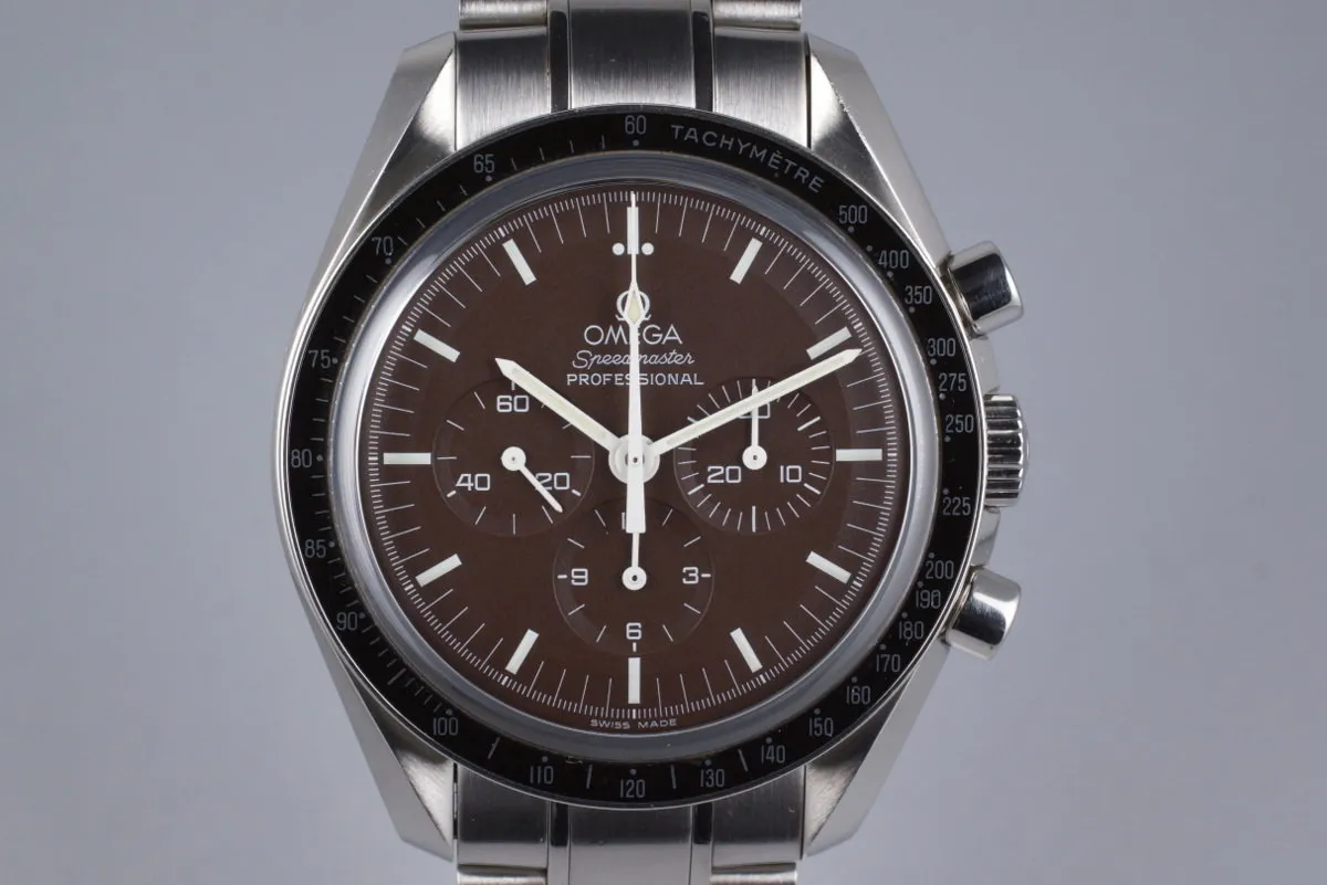 Omega Speedmaster Moonwatch 311.30.42.30.13.001 with Warranty Card