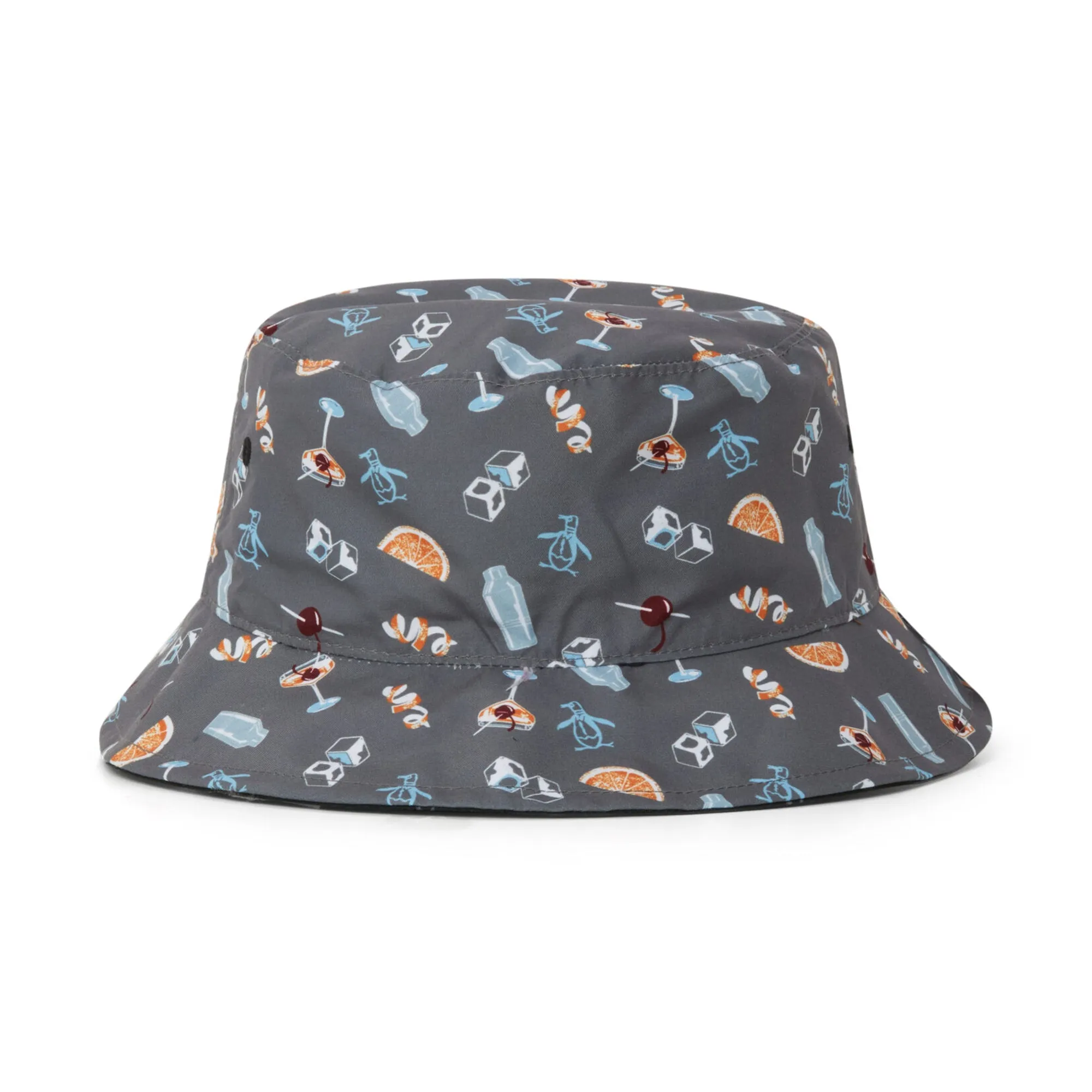 Original Penguin Golf Party Print Reversible Bucket Hat