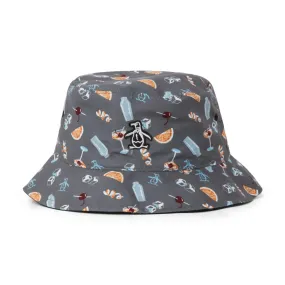 Original Penguin Golf Party Print Reversible Bucket Hat