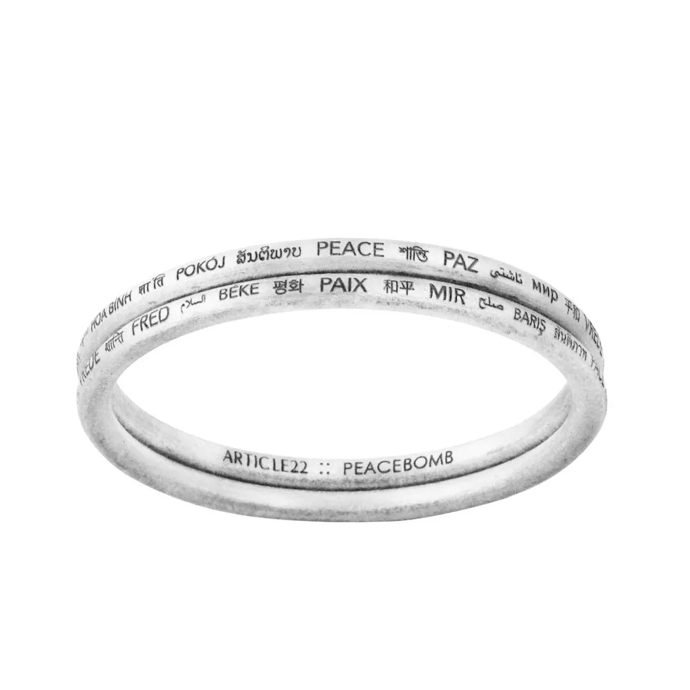 PEACE ALL AROUND BANGLE