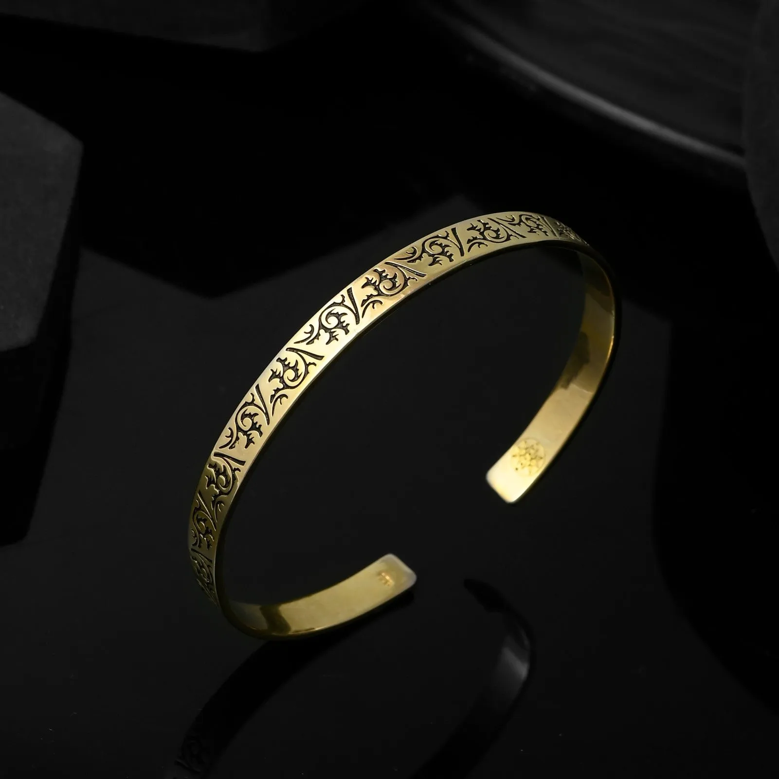 Poseidon's Pride Cuff Bracelet - Gold