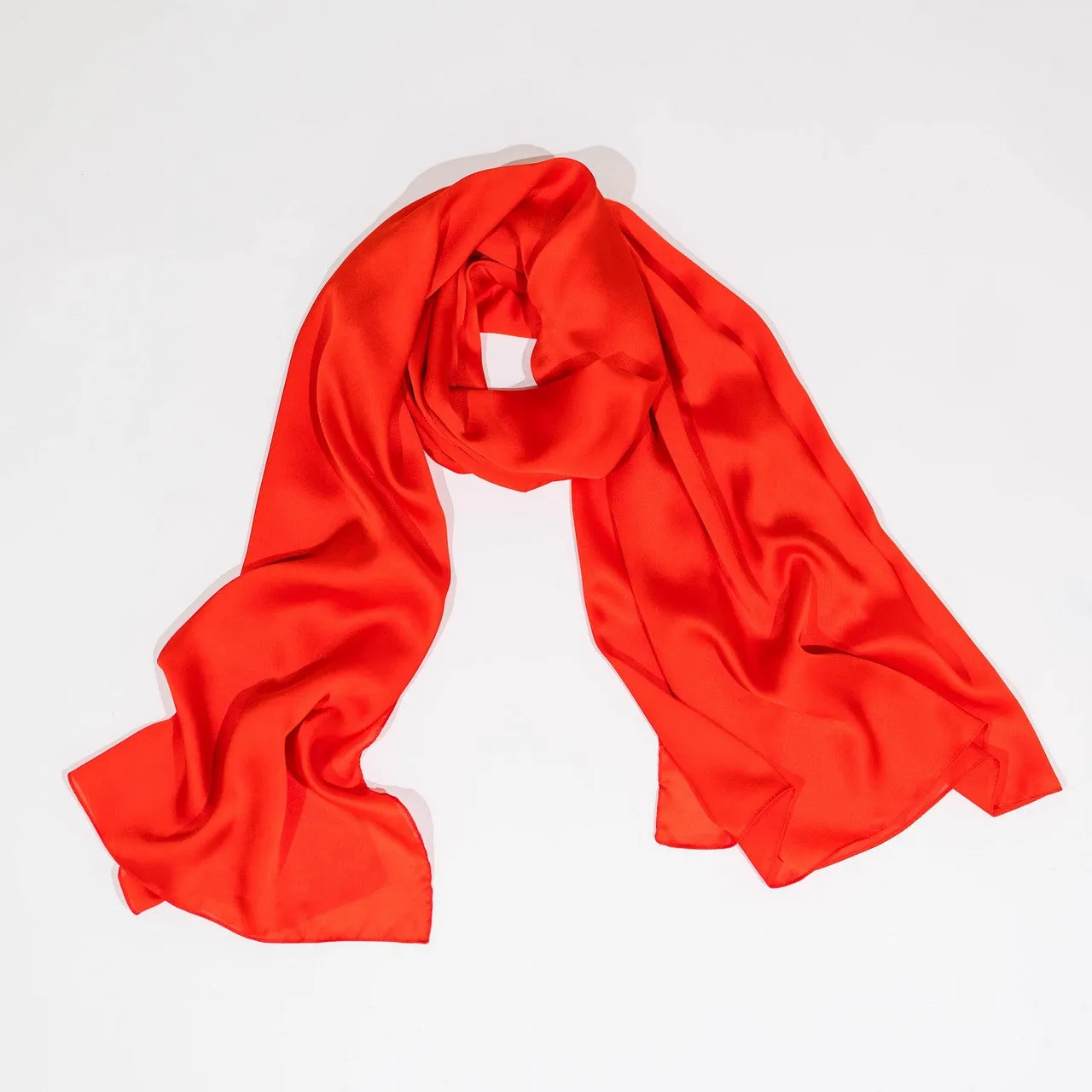 Red Silk Scarf