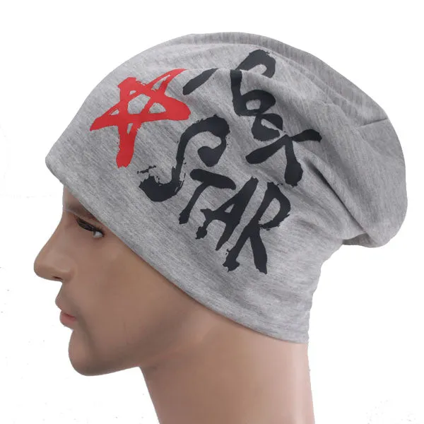 Rockstar Men Winter Hat Beanie Women Autumn Knitted Hats For Men Skullies Beanies Cap Gorro Baggy Skull Bonnet Male Winter Hat Cap