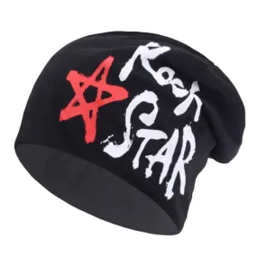 Rockstar Men Winter Hat Beanie Women Autumn Knitted Hats For Men Skullies Beanies Cap Gorro Baggy Skull Bonnet Male Winter Hat Cap