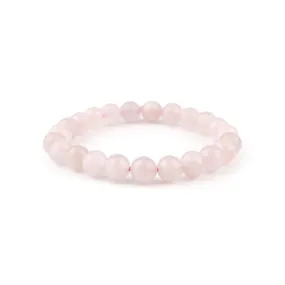 Rose Quartz Beaded Bracelet