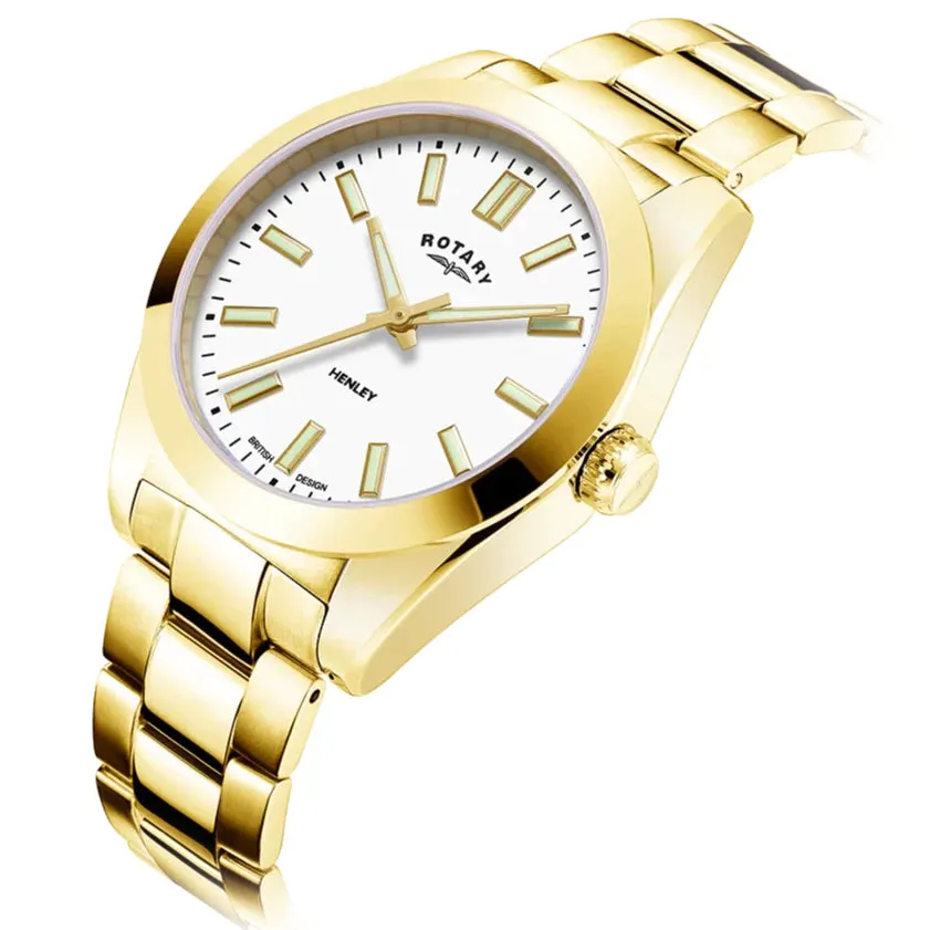 Rotary Henley Ladies Gold Watch LB05283/29